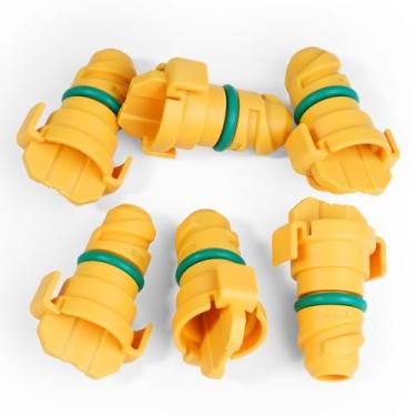 Imagem de DEEFILL 8 peças de bujão de drenagem de óleo de motor de plástico para Ford KX6Z6730B F-150 F150 Mustang Lincoln Continental MKZ Nautilus Navigator