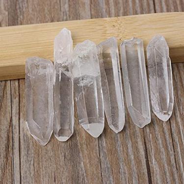 Imagem de 1 peça de pedras de cristal ponto amostra ametista rara rosa roxa natural aura semente lemuriana quartzo decoração de casa artesanato dropship (cor: 1 peça transparente)