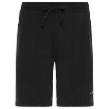 Imagem de Bermuda Calvin Klein Masculina Logo e Etiqueta Preta - CM3PC13BM339-0987-Masculino