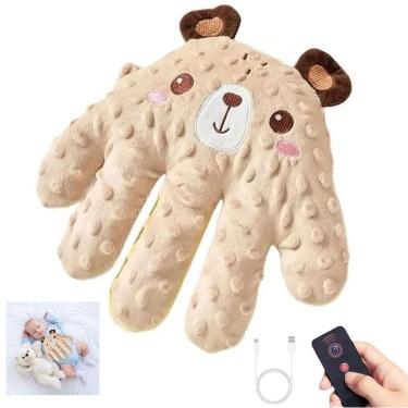 Imagem de Almofada Maozinha Mao Nana Nenem Bebe Criança Naninha Tapinha Sono Soneca Cochilo Recarregavel Usb Controle Aconchego