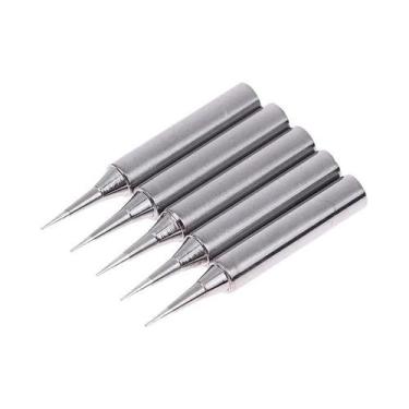 Imagem de Conjunto De Pontas De Ferro De Solda Prateadas 5 Peças Cobre Puro Sem 