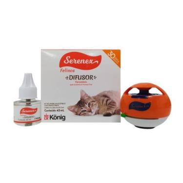 Imagem de Serenex Difusor Aparelho Elétrico Refil 42ml para Gatos Konig