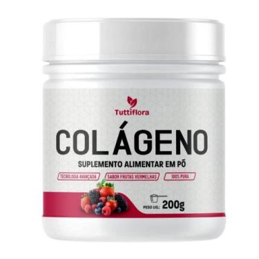 Imagem de Colágeno Hidrolisado 300g Sabor Frutas Vermelhas Tuttiflora