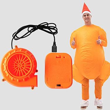 Imagem de TARANDUS Mini ventilador de ventilador, mini ventilador de ar potável USB para fantasia de dinossauro de Halloween, Natal, cabeça de mascote ou outras roupas de jogo infláveis