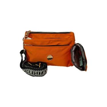 Imagem de Bolsa transversal feminina com vários bolsos externos - Miss Dong, Ora