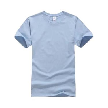 Imagem de Camisetas De Algodão Masculinas Para O Verão, Casual, Corte Solto, Man