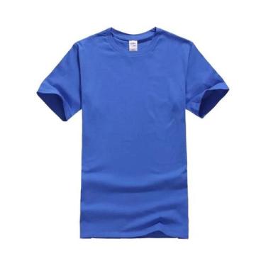 Imagem de Camisetas De Algodão Masculinas Para O Verão, Casual, Corte Solto, Man