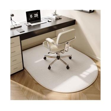 Imagem de Tapete para cadeira de escritório - suporte antiderrapante, fácil de limpar, à prova de som - projetado para pisos de madeira, azulejo e carpete - Tapetes deslizantes para movimento e proteção sem