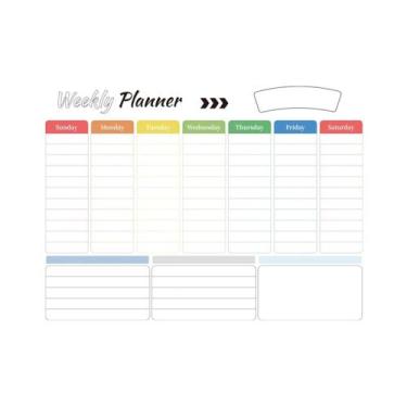 Imagem de Calendário Mensal Grande A4 Sem Data, Bloco De Mesa Para Planejamento 