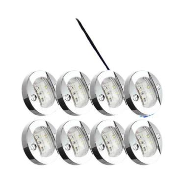 Imagem de Luz LED Marinha Redonda De 3 Polegadas 12V Para Barco, Luz De Popa, Ân