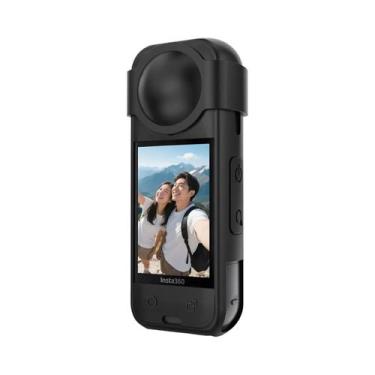 Imagem de Kit De Acessórios Protetores Para Câmera Insta 360 X5: Protetor De Len