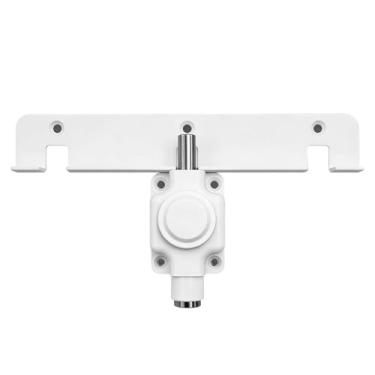 Imagem de Jectse Kit de Fechadura de Canto de Porta Deslizante, Fechadura de Segurança de Ventilação Ajustável de Aço Inoxidável Resistente para Portas e Janelas de Vidro, Com 2 Configurações de