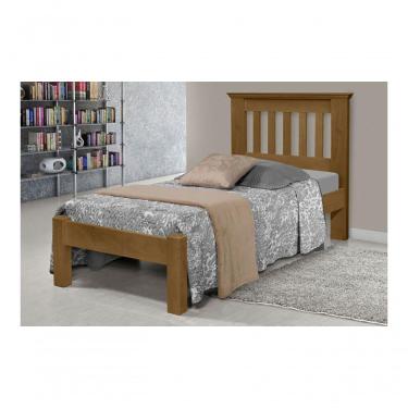 Imagem de Cama de Solteiro Texas de Madeira Maciça Tauari Imbuia