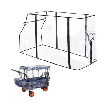 Imagem de Capa De Chuva Universal Para Carrinho De Camping Dobrável De 21 Polega