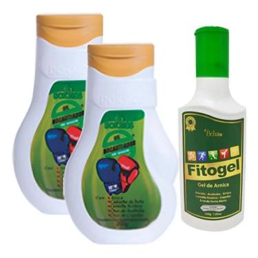 Imagem de 2 Gel Nocauteador Massageador Dokmos 1 Fitogel Arnica - Dokmos / Fitog