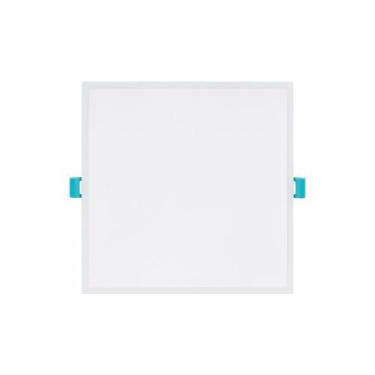 Imagem de Painel de Led Embutir Stella Edge Quadrado 20x20cm 14W, 3000K - Luz Am