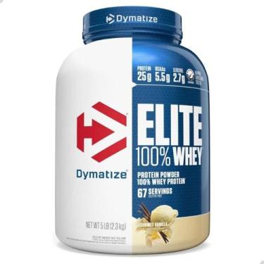 Imagem de Whey Protein Elite 100% Powder 2,3Kg 5Lbs Dymatize, Gourmet Vanilla