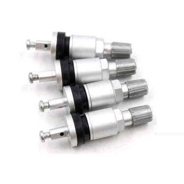 Imagem de Bico De Sensor Pneu Válvula Metal Tpms Roda Bico Pito 4Pçs