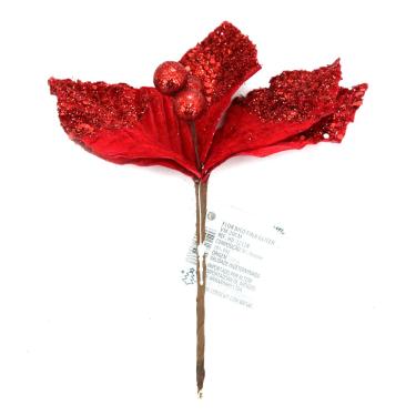 Imagem de Flor Bico Glitter Vm 20cm CV23368 Cazza