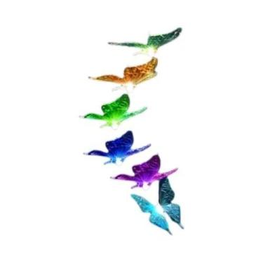 Imagem de Sinos De Vento Borboleta Com Mudança De Cor, Alimentados Por Energia S