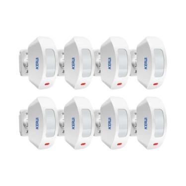 Imagem de Sensor De Movimento Infravermelho PIR Sem Fio Para Sistemas De Alarme 