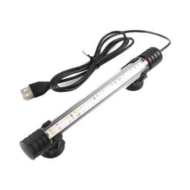 Imagem de Luz LED Para Aquário Com Plug USB 18-58cm, Lâmpada Submersível À Prova