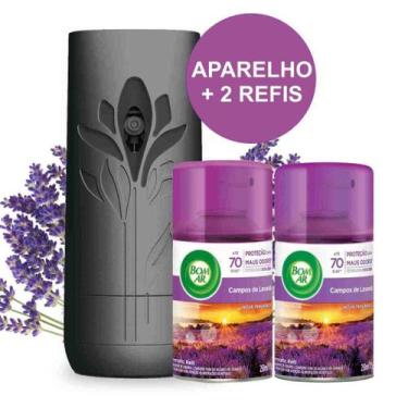 Imagem de KIT BOM AR FRESHMATIC SPRAY APARELHO AUTOMÁTICO COM REFIL 250ml LAVAND