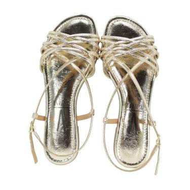 Imagem de Sandália Rasteira Vizzano Dourado