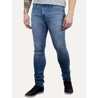 Imagem de Calça Levis Jeans Masculina 510 Skinny Washed Azul Médio-Masculino