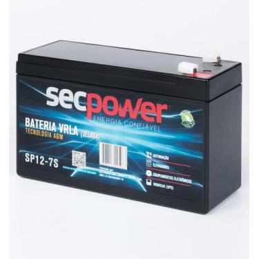 Imagem de Bateria selada vrla agm 12v 7ah sp12-7s secpower