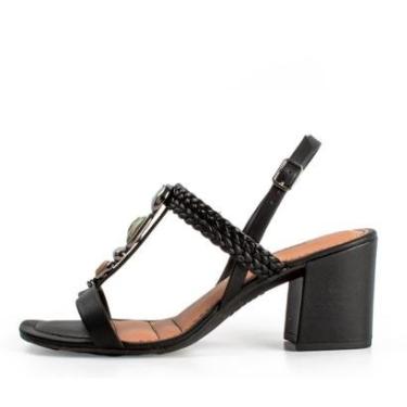 Imagem de Sandalia Dakota Tira Trançada Fina Com Pedraria-Feminino