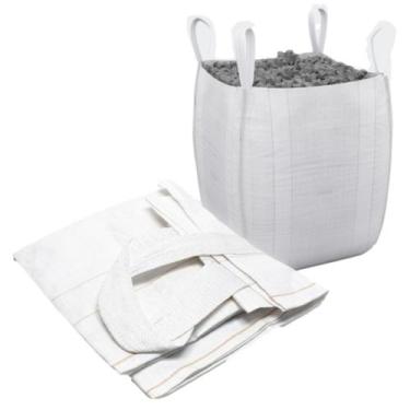 Imagem de Saco Big Bag Reforçado 1000 kg 1m 90x90x120 cm Ensacar Reciclagem Lati