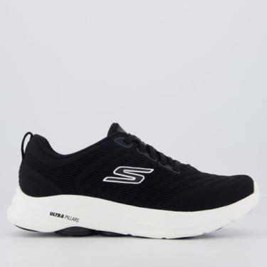 Imagem de Tênis Skechers Go Walk 8 Preto e Branco, 41