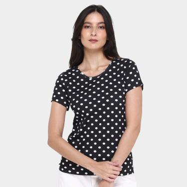 Imagem de Kit Camiseta Básicos Poá c/ 2 Peças Feminina-Feminino