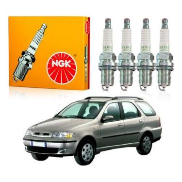 Imagem de Jogo Velas Ngk Palio Weekend 1.0 1.3 8v Fire 2001 A 2004