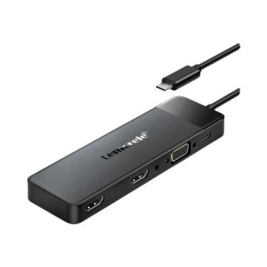 Imagem de Hub USB-C De 10 Portas Com Estação De Acoplamento, HDMI Duplo 4K, VGA,