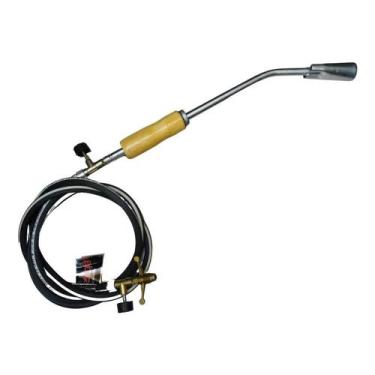 Imagem de Maçarico Lança Chamas A Gás Botijão 13kg Com 2 Registros - Congratulat