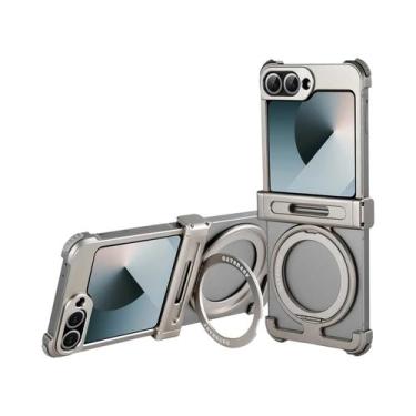 Imagem de Capa 360 Para Samsung Galaxy Z Flip 6 graus Capa Protetora Magnética F