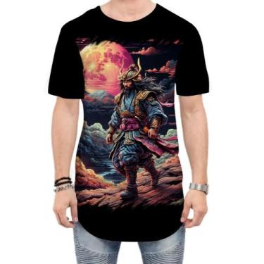 Imagem de Camiseta Longline Samurai Ronin Sunset Sem Mestre 2 - Kasubeck Store®,