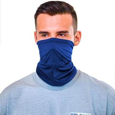 Imagem de bandana balaclava tubular lisas proteção solar Uv50+ térmica unissex m