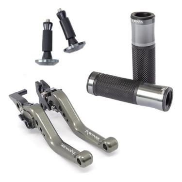 Imagem de Kit Manete Manopla Peso Xre Falcon Tornado Sahara Xlx 350 - Stark Race