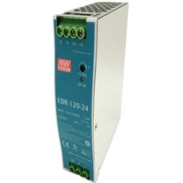 Imagem de Fonte De Alimentação Edr-120-24 24v 5a Mean Well, 220V