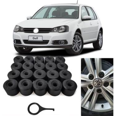 Imagem de Capa Parafuso Roda C/20 Unids Fox Polo Bora Golf Jetta 17mm - Vw