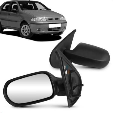 Imagem de Retrovisor Externo Espelho Lateral Palio G2 Fire 2001 a 2003 4 Portas 