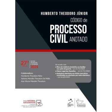 Imagem de Livro - Código de Processo Civil Anotado - 27ª Edição 2024