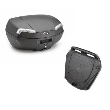 Imagem de Bau bauleto traseiro top case Monolock + base E46 46 Riviera Givi, FUM