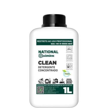 Imagem de Detergente Concentrado 1 L Clean National Química