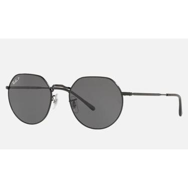 Imagem de Óculos de Sol Unissex Ray-Ban RB3565L 002/48 Jack Polarizado, Preto
