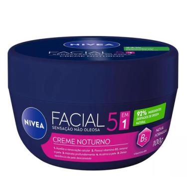 Imagem de Creme Noturno Facial Sensação Não Oleosa 100g Nivea 5 em 1