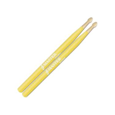 Imagem de Baqueta Infantil Par Master Kids Colors Amarelo Liverpool